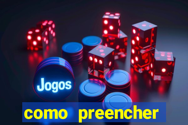 como preencher recibo de pagamento